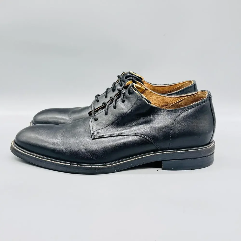 Cole Haan Shoes Mens 11 Black Leather Grand OS Derby Oxford Lace Up Dress Casual